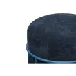 Pouf empilable bleu photo du produit