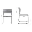 Chaise Dacada - blanche photo du produit