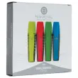 4 Surligneurs - Pointe large - Coloris assortis - Fiducial photo du produit