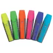 6 surligneurs - Pointe large - Coloris assortis - Fiducial photo du produit