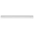 Règle de bureau simple en plastique - 50 cm photo du produit