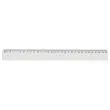 R&egrave;gle de bureau simple en plastique  - 30 cm photo du produit