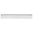Règle de bureau simple en plastique Eco - 20 cm photo du produit