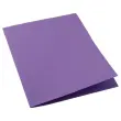 100 Chemises cartonnées colorées - Violet - Fiducial photo du produit