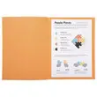 100 Chemises A4+ - orange pastel - 220g - FIDUCIAL photo du produit