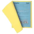 100 Chemises A4+ - jaune pastel - 220g - Fiducial photo du produit