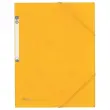 Chemise 3 rabats &agrave; &eacute;lastique en carte rigide - Jaune - Fiducial photo du produit