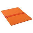 Chemise &agrave; sangle et rabat -  A4 - Orange - Fiducial photo du produit