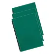 100 Couvertures - grain cuir - A4 - 250g - vert - Fellowes photo du produit