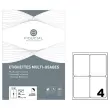 100 Etiquettes à coins ronds - 99,1 x 139 mm - 1 boîte de 100 planches - Fiducial photo du produit
