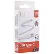 Câble USB-C renforcé - 1m - Blanc - T'nB photo du produit