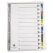 Jeu d'intercalaires numériques A4 - 12 onglets - FIDUCIAL photo du produit