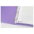 Classeur translucide color&eacute; 4 anneaux, dos 2 cm - Violet - Fiducial photo du produit