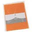 10 Pochettes coin transparentes en plastique - Orange - PVC - FIDUCIAL photo du produit