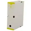 10 Boîtes à archives - Dos 10 cm - jaune - FIDUCIAL photo du produit