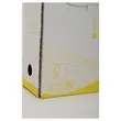 10 Boîtes à archives - Dos 10 cm - jaune - FIDUCIAL photo du produit
