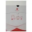 10 Bo&icirc;tes &agrave; archives - Dos 10 cm - Rouge - Fiducial photo du produit