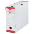 10 Bo&icirc;tes &agrave; archives - Dos 10 cm - Rouge - Fiducial photo du produit