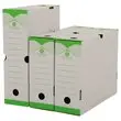 10 Boites &agrave; archives - Dos 10 cm - Vert - Fiducial photo du produit