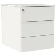 Caisson mobile métal 3 tiroirs blanc photo du produit
