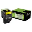 Toner LEXMARK 802 jaune HC 80C2XY0 photo du produit