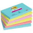 6 Blocs-notes repositionnables Super Sticky - Cosmic - 7,6 x 12,7 cm - 90 feuilles - POST-IT photo du produit