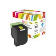 Toner éq. LEXMARK 80C2SYE, LEXMARK 80C2SY0 - Jaune - OWA photo du produit