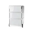 Caisson mobile blanc 2 tiroirs 2 plumiers Easybox - PAPERFLOW photo du produit