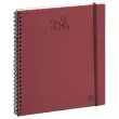 Agenda semainier  Swan - 15x17cm - Bordeaux - Janvier à décembre - EXACOMPTA photo du produit