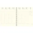 Agenda semainier Exacompta Swan - 15x17cm - Bleu photo du produit
