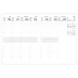 Agenda semainier - 16x24 cm - Décembre à décembre - Anthracite photo du produit