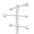 Portemanteau ACCES - 6 patères - Blanc / hêtre - Unilux photo du produit