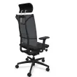 Siège de bureau Panam - Noir et résille - Monté photo du produit