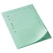 25 Chemises sous-dossier pastel - Vert - Fiducial photo du produit