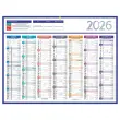 Calendrier 2026 banque Couleurs 14 mois - 42x32 cm - Janvier &agrave; d&eacute;cembre photo du produit
