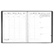 Agenda spirale - 21 x 27 cm - Noir - QUO VADIS photo du produit