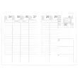 Agenda semainier Classique - 10x15 cm - Noir - Ao&ucirc;t &agrave; juillet photo du produit