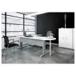 Bureau Buenos Aires - 120 x 80 cm - Plateau hêtre et pieds blancs - Fiducial photo du produit