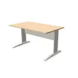 Bureau Buenos Aires - 140 x 80 - Hêtre et pieds aluminium photo du produit