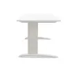 Bureau BUENOS AIRES - Plateau blanc et pieds alu - 160 x 80 cm - Fiducial photo du produit