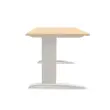 Bureau Buenos Aires - 160 x 80 cm - Hêtre et pieds aluminium - Fiducial photo du produit