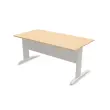 Bureau Buenos Aires - 160 x 80 cm - Hêtre et pieds aluminium - Fiducial photo du produit