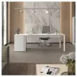Bureau BRUXELLES 120 x 80 blanc - pieds blancs photo du produit