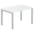 Bureau BRUXELLES 120 x 80 gris - pieds aluminium photo du produit
