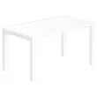 Bureau BRUXELLES 140 x 80 blanc - pieds blancs photo du produit