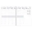 Agenda semainier - 21x27cm - Gris - Décembre à décembre - FIDUCIAL photo du produit