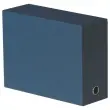 Bo&icirc;te de transfert toil&eacute;e dos 12 cm - bleu fonc&eacute; - Oxford photo du produit
