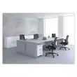 Bureau BUDAPEST 140 x 80 gris photo du produit