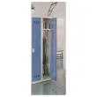 Vestiaire industrie propre 1 colonne H.180 x L.30 cm bleu photo du produit
