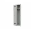 Vestiaire industrie propre 2 colonnes H.180 x L.60 cm Gris. photo du produit